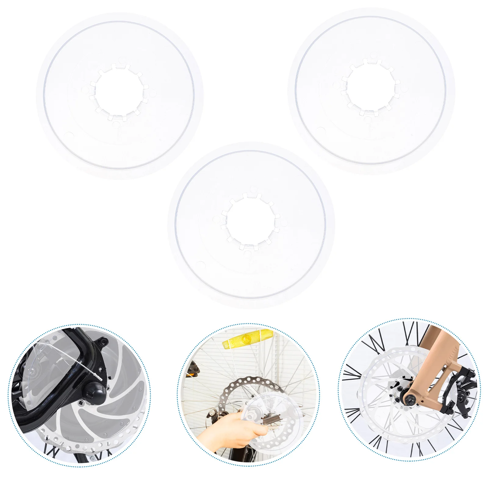 

3pcs Bicycle Protective Cover Durable Mini Rear Sprocket Guard Flywheel Protector Covers Mountain Bikes Accessories