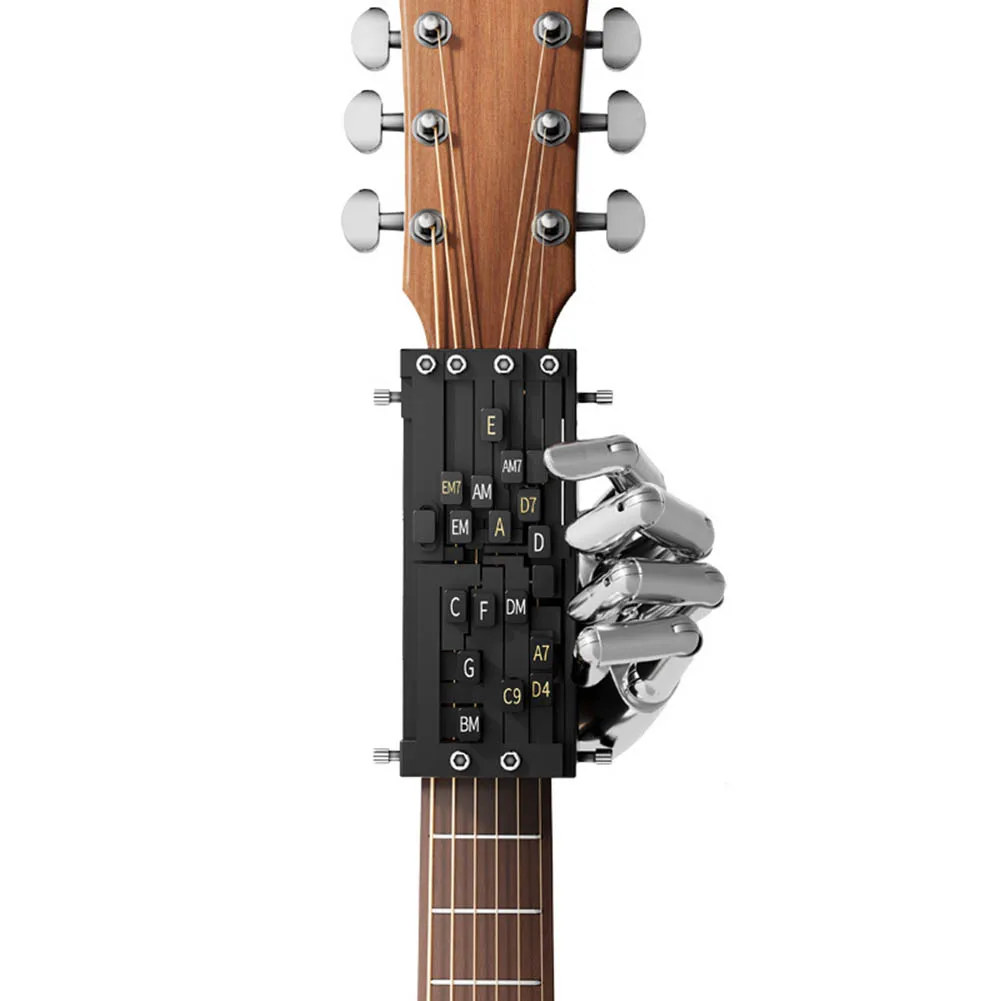 Guitar Learning Support Essential Portable Cord Pressing Device Ideal For Beginners To Enhance Their Skills Quickly