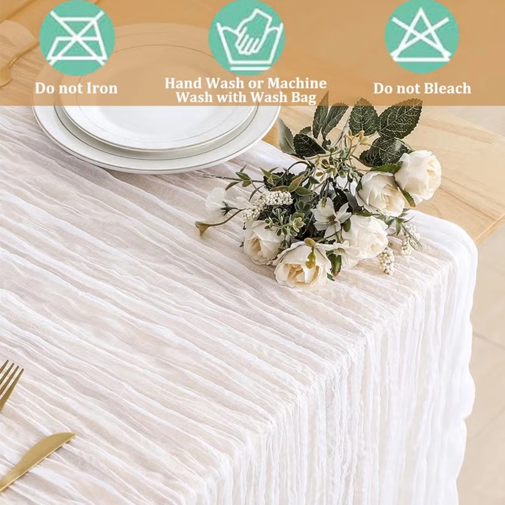 Taplak Meja Kain Kasa 90x400CM - Christmas Table Runner ulasan dan harga