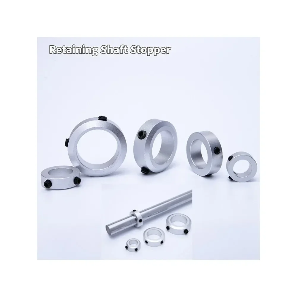 

SCCAW 3mm4mm5mm6mm8mm10mm12mm16mm22mm Collar Clamp Retaining Limit Ring Axle Shaft Retainer Locator Stopper 3D Printer Accessory