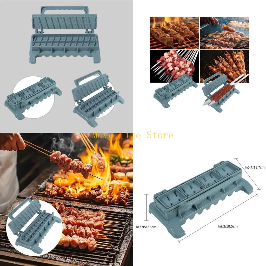 

92ME Compacts Skewer Rack For Grilling Designs For Easy Assembly And Quick Cleaning