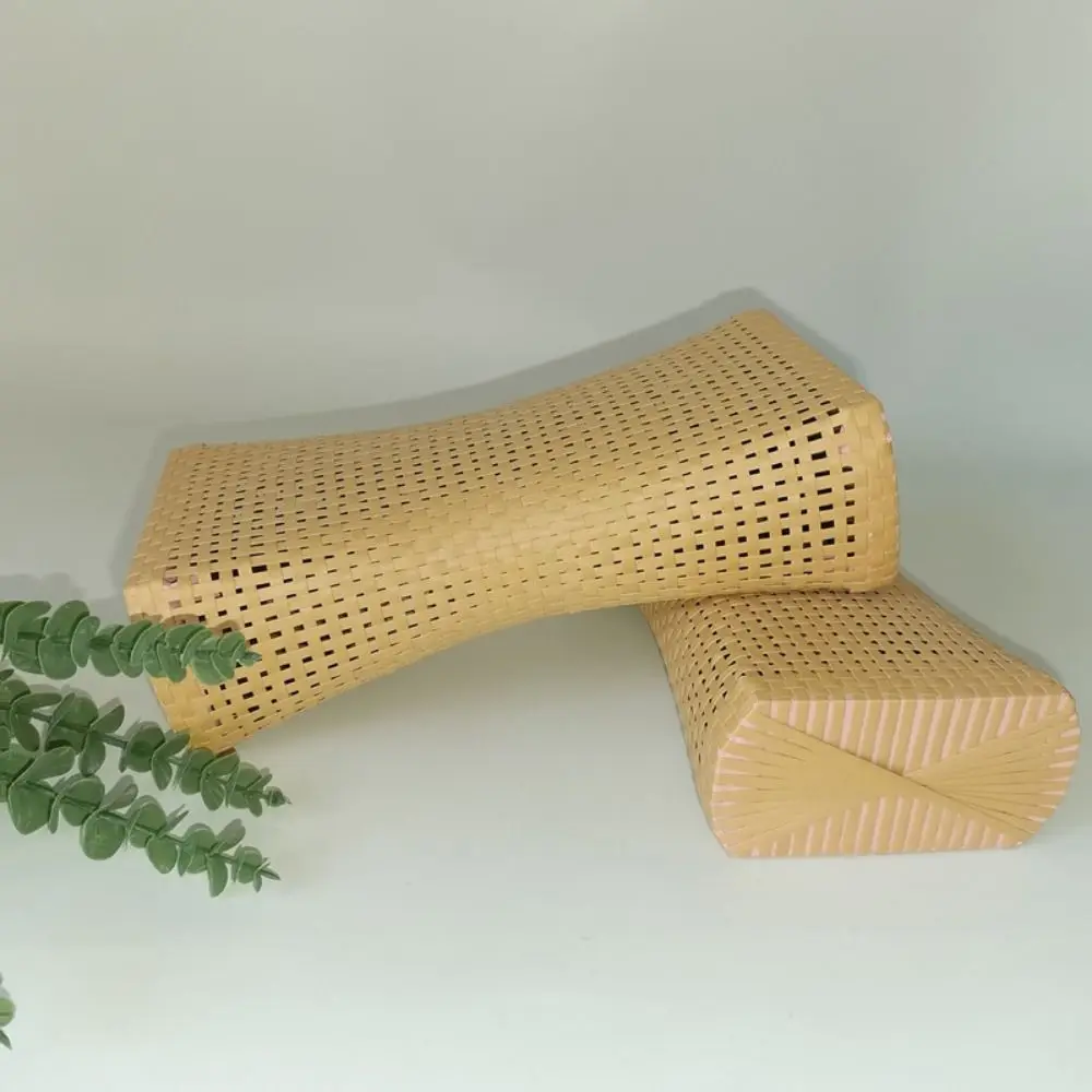 

No Deformation Imitation Rattan Pillow Moisture-proof Handmade Summer Cooling Pillow Waterproof Sweat Steaming Pillow