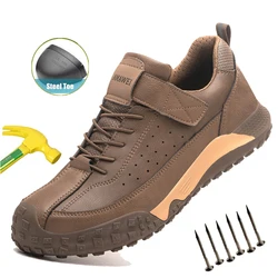 Safety Shoes Men for Work Lightweight Sport Sneakers Steel Toes Free Shipping Safety Tennis Protection for the Feet Waterproof