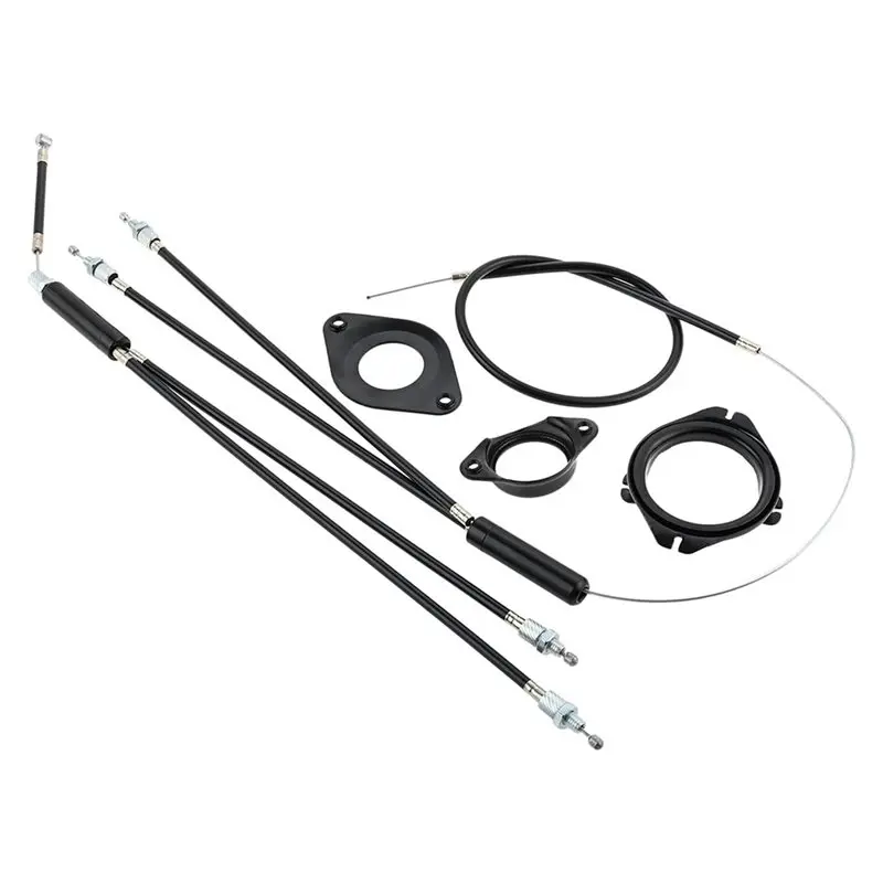 ABHS-2X Bike Gyro Brake Cables Front + Rear (Upper + Lower) With Spinner Rotor Kit, For Gyro Systems And 20Inch Bikes