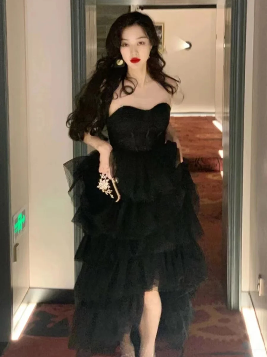 

Вечернее платье Ele Bla для женщин, новинка 2025 года, роскошное, элитное, для дня рождения, выпускного, для ведущих, с изысканным стилем