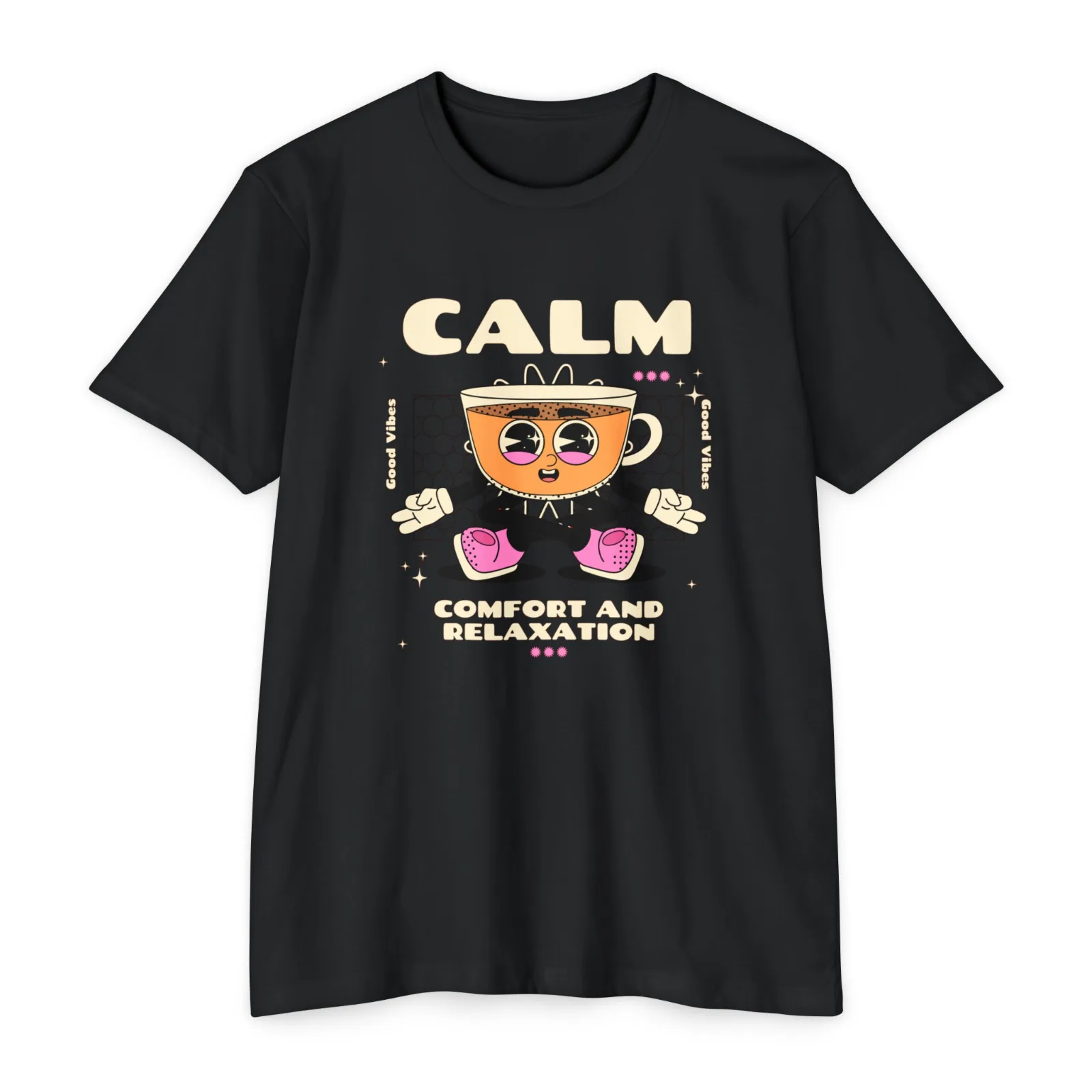 Calm Comfort And Relaxation Cute Coffee T-Shirt For Everyone