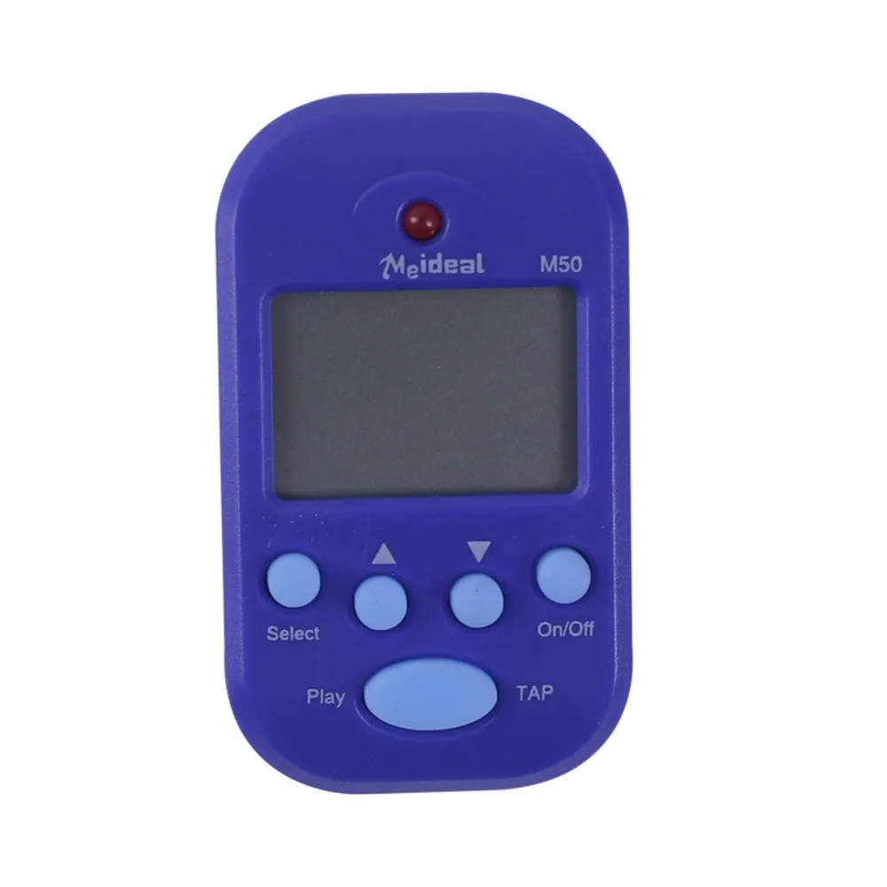 LCD Mini Metronome Dual-channel Professional Clip-on Pocket Metronome Lightweight Plastic Digital Beat Tempo Metronome Bass