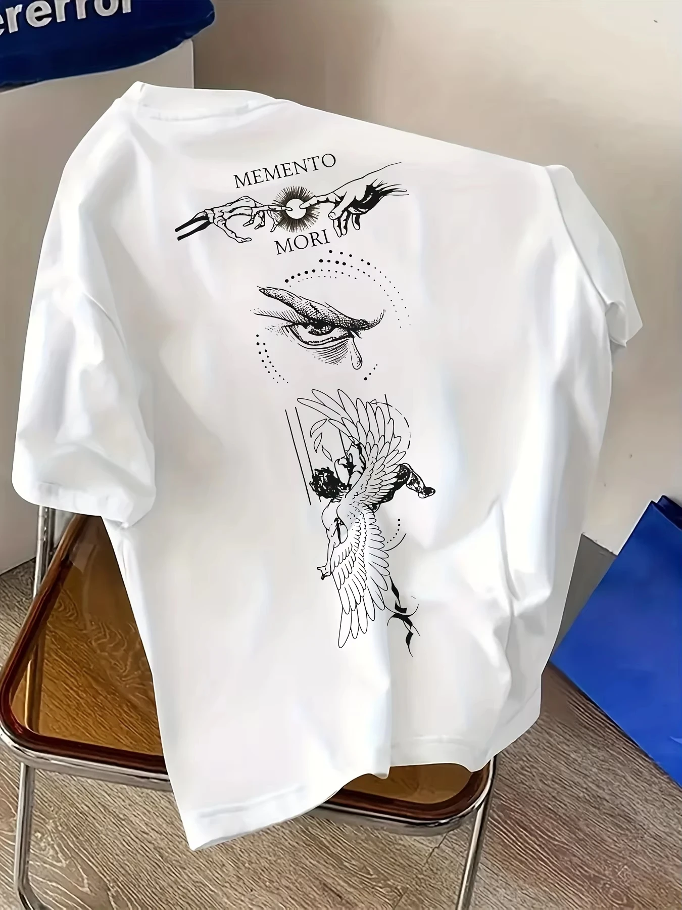 Men Fashionable 2026 Summer Trend T-shirt pure Cotton Suitable for Daily Casual Wear Versatile and Comfortable Street Style