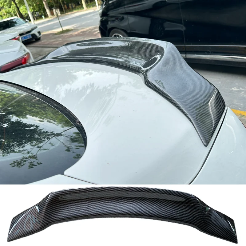 

True carbon fiber rear wing luggage lip spoiler suitable for Infiniti G37R style