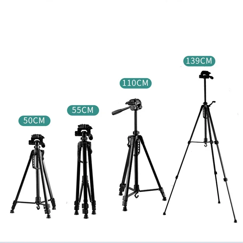 

Camera Tripod Monopod Portable 50 to 139cm Aluminum Alloy for Smartphone Camera DSLR Projector