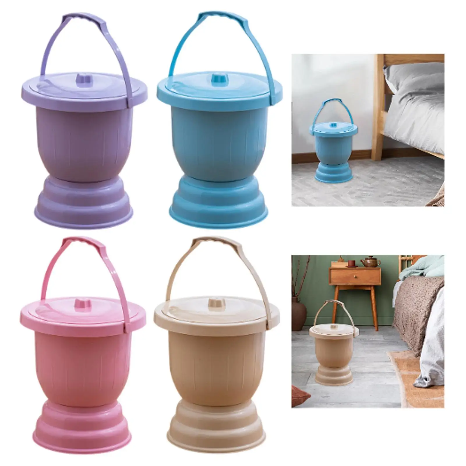 

Urinal Chamber Pot Urinal Bucket Urinal Bottle Bedpan Thickened Urinal Pot