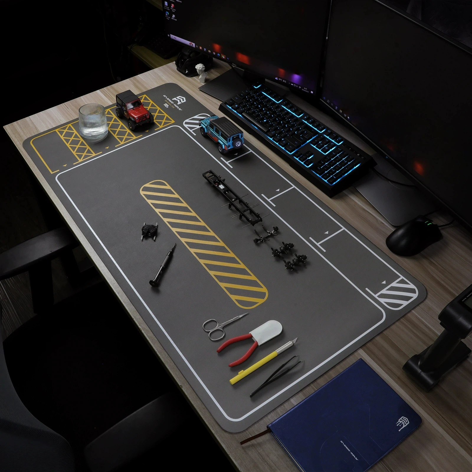 

Коврик для мыши Orlandoo Hunter из ПВХ, 1000*500 мм, нескользящий, водонепроницаемый, с изображением парка, для сборки радиоуправляемых моделей, игр и офиса