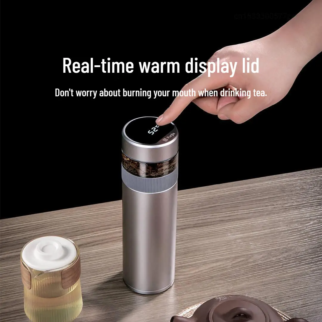 Youpin Funjia teh Infuser pemisah vakum Flask 520ml cangkir terisolasi baja nirkarat botol termos cangkir kopi Travel