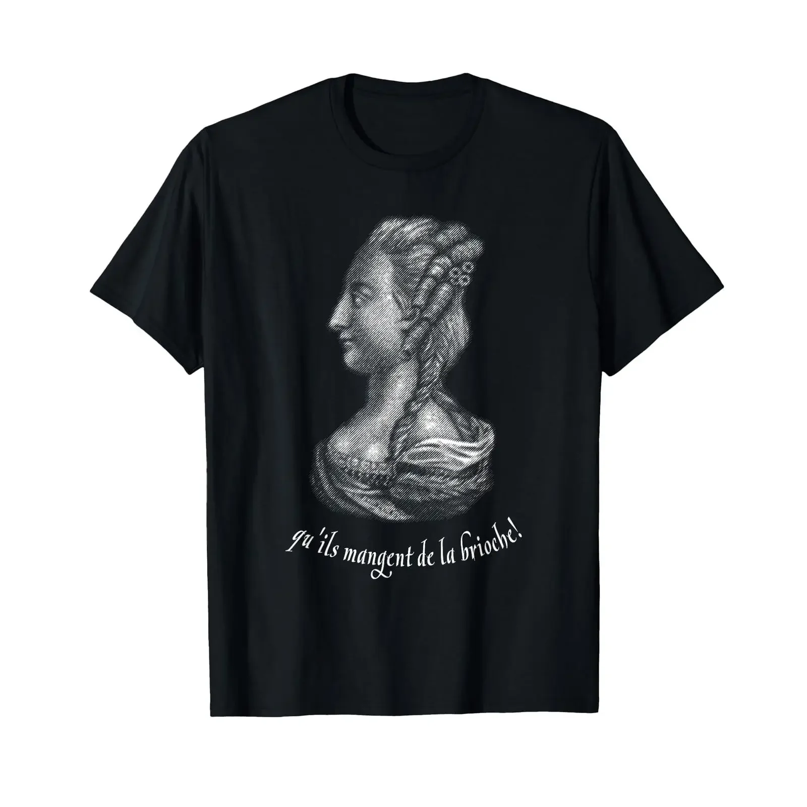 famous Queen of France Marie Antoinette portrait T shirt vintage Washed graphic Casual Soft Unisex fashion Comfortable Slightly