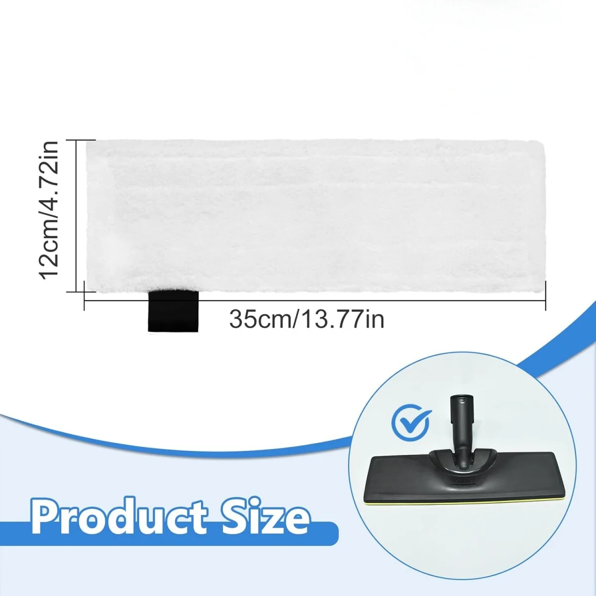Microfibre Mop Cloth Cover Pads Set for Karcher EasyFix SC1 SC2 SC3 SC4 SC5 , Floor Cleaning Pad Cover Steam Cleaner Accessories