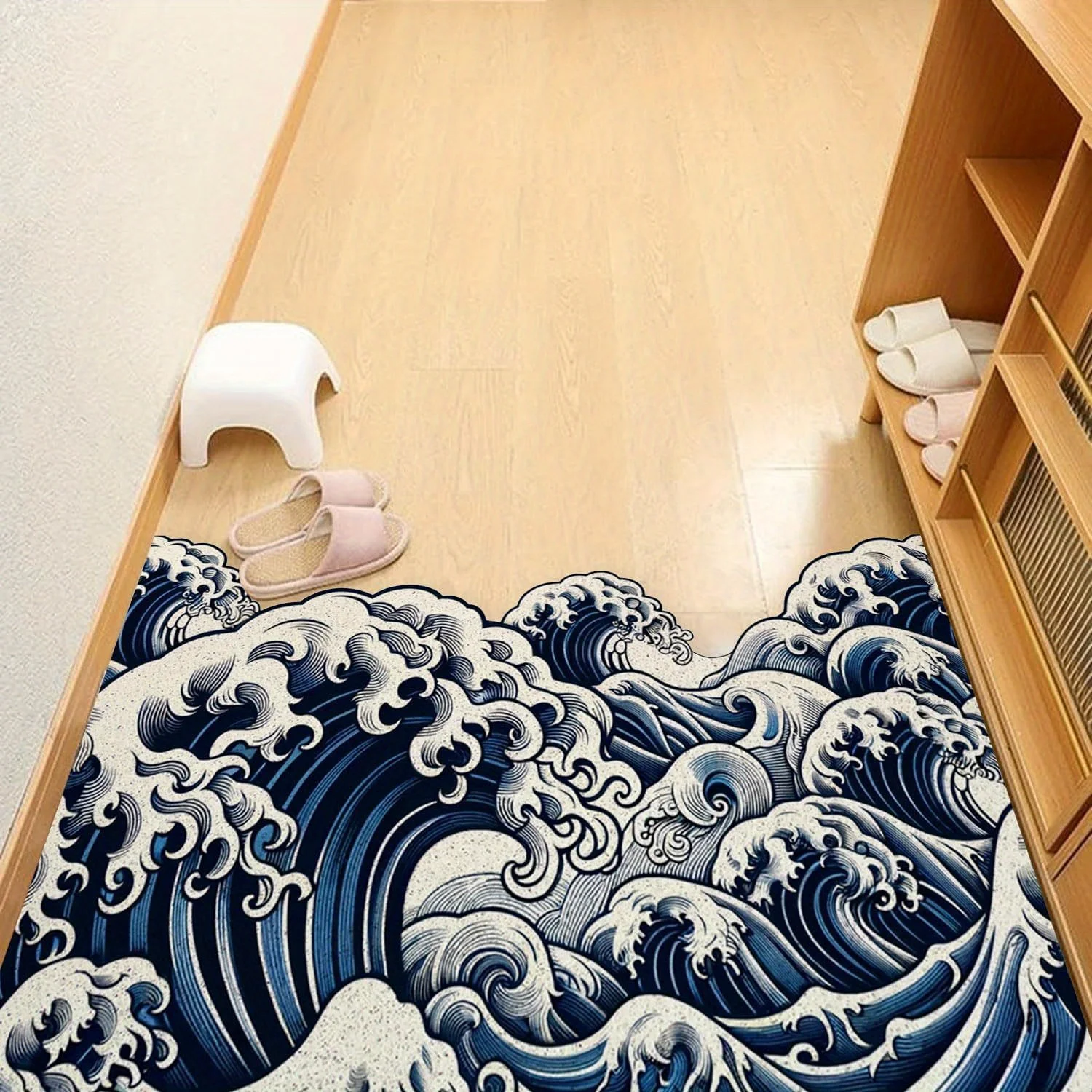 VIKAMA Halloween Floor Mat Clown Carpet Entrance Door Mat Bathroom And Balcony Anti-Slip Foot Mat Home Decoration