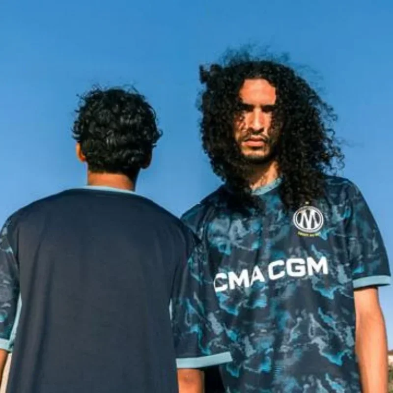 26/27 Men's Marseille Competition Y2K Jersey 3D T-Shirts Print Shirt Oversized Quick-Drying New Sports Daily Olympians