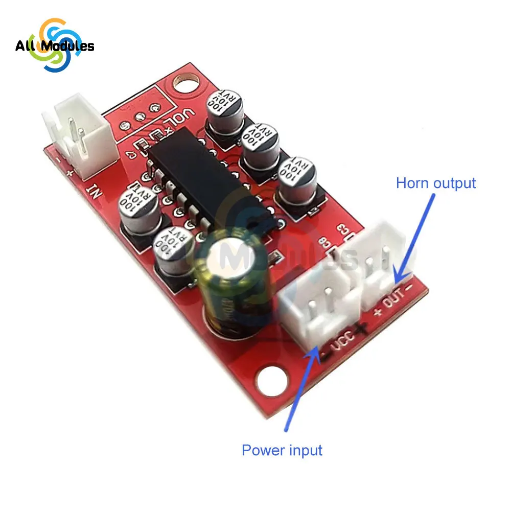 DC3V-10V TEA2025 mono BTL output power amplifier board high-quality DC power supply with volume adjustment potentiometer