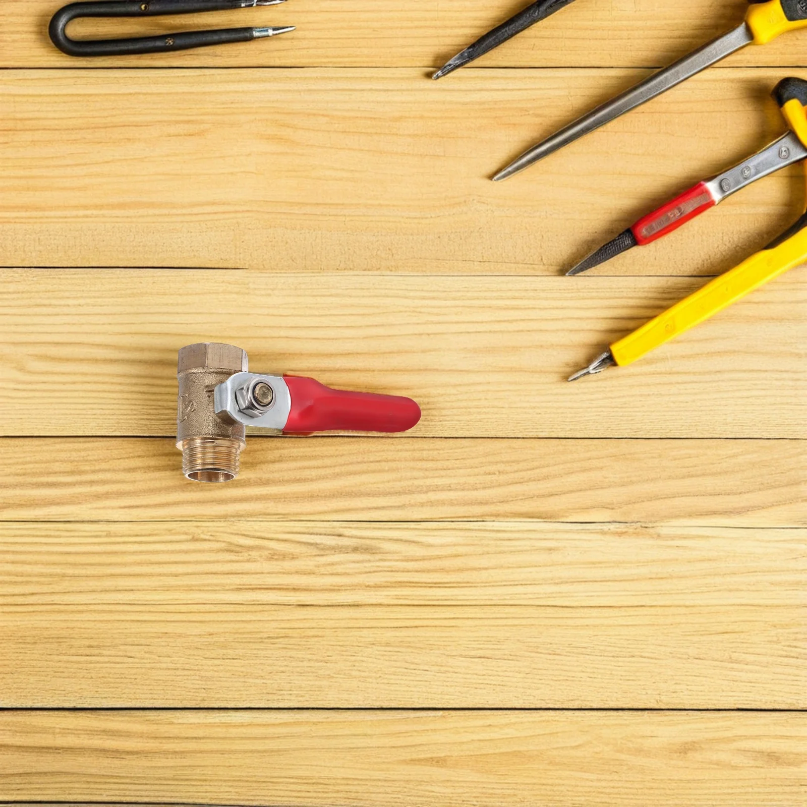 

6Pcs Mini Copper Ball Valve Npt Thread Shut Off Valve Compact Design for Garden Hose Pneumatic Water Control Ball Valves