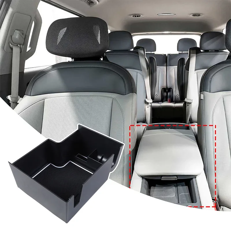 

For Kia EV9 ABS Central Console Armrest Box Storage Box Organizer Container Tray Car Interior Stowing