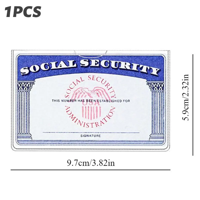 10pcs PVC Transparent Card Holder Bus Business Case Bank Credit ID Card Holder Cover Identification Card Container Holder image 5