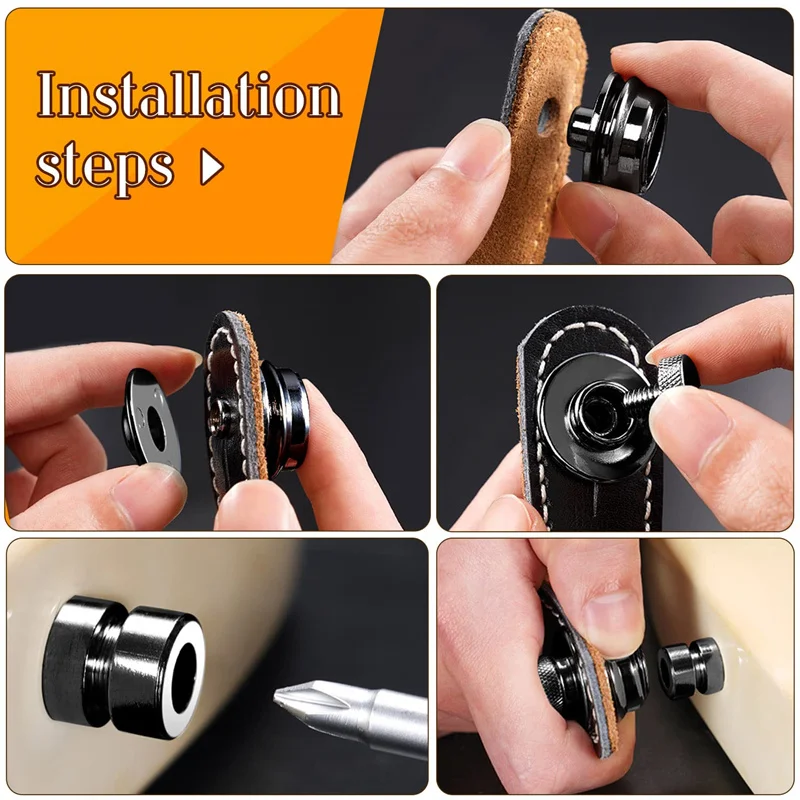 Guitar Strap Lock 1/2/4PCs Heavy Duty Metal Button Security Straplock for Electric Acoustic Guitar Bass Ukulele