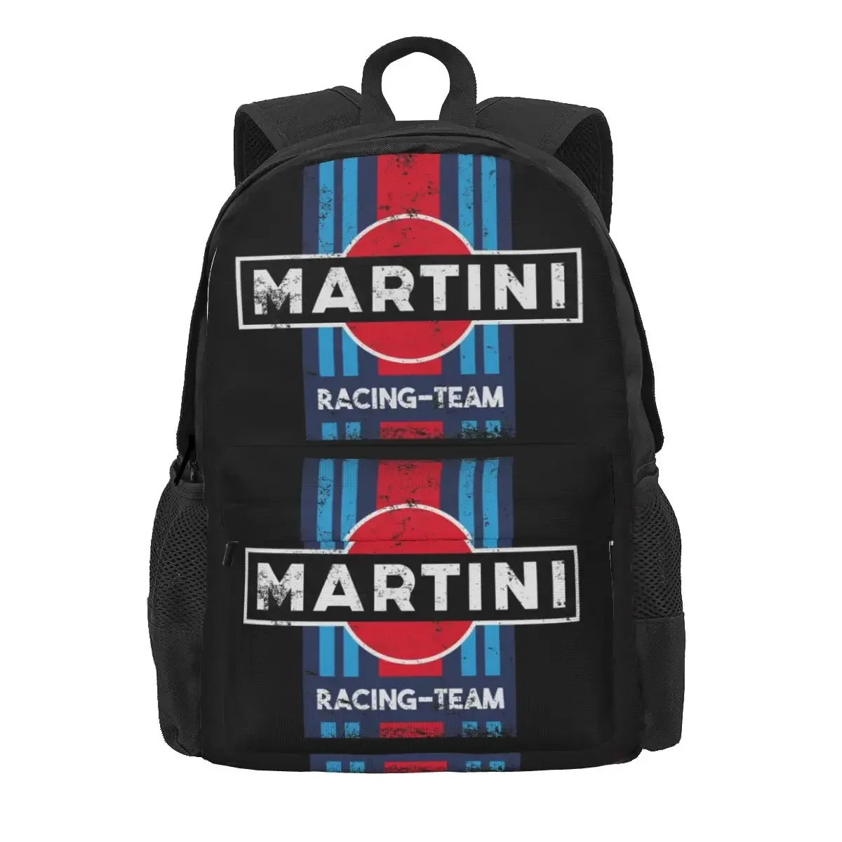 Martini Racing Team Backpacks Boys Girls Bookbag Children School Bags Cartoon Kids Rucksack Laptop Rucksack Shoulder Bag