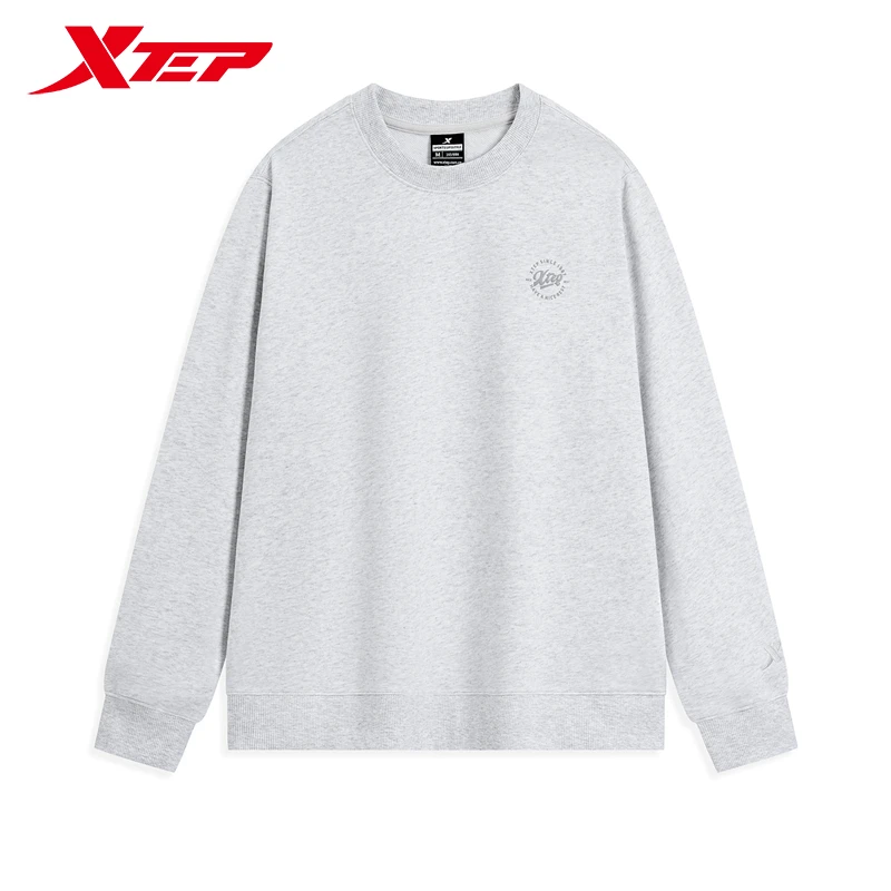 Xtep Pullover Hoodie For Women 2024 Autumn Comfortable Soft Sweatshirt Leisure Athletic Outdoor Long sleeves Tops 876328920070