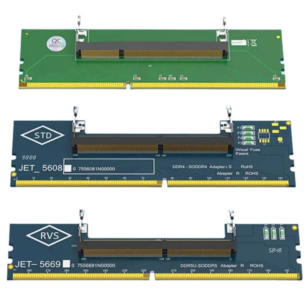 4-Layered PCB Design SO-DIMM to DIMM Adapter 240pin 288pin Upgraded Version Laptop to Desktop PC Adapter Better Protection