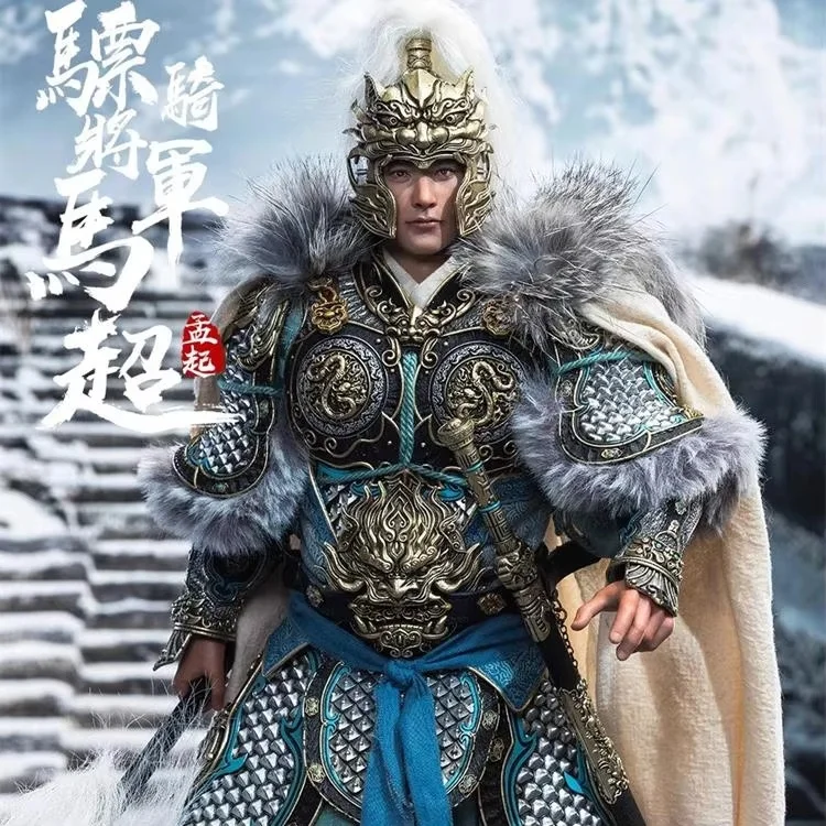 In Magazzino JSTOYS Scala 1/6 JS005 Tre Regni Cinque Tigre Generali Cavallo Generale Ma Chao Action Figure Da Collezione Giocattolo Regali