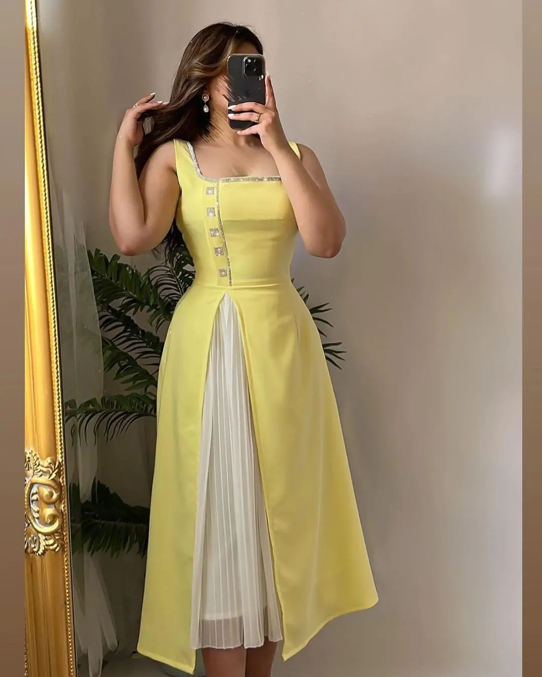 

Fashionvane Off Shoulder Prom Gown for Women Beaded Decoration Homecoming Party Graduation Dress Pleats A Line Formal Dresses