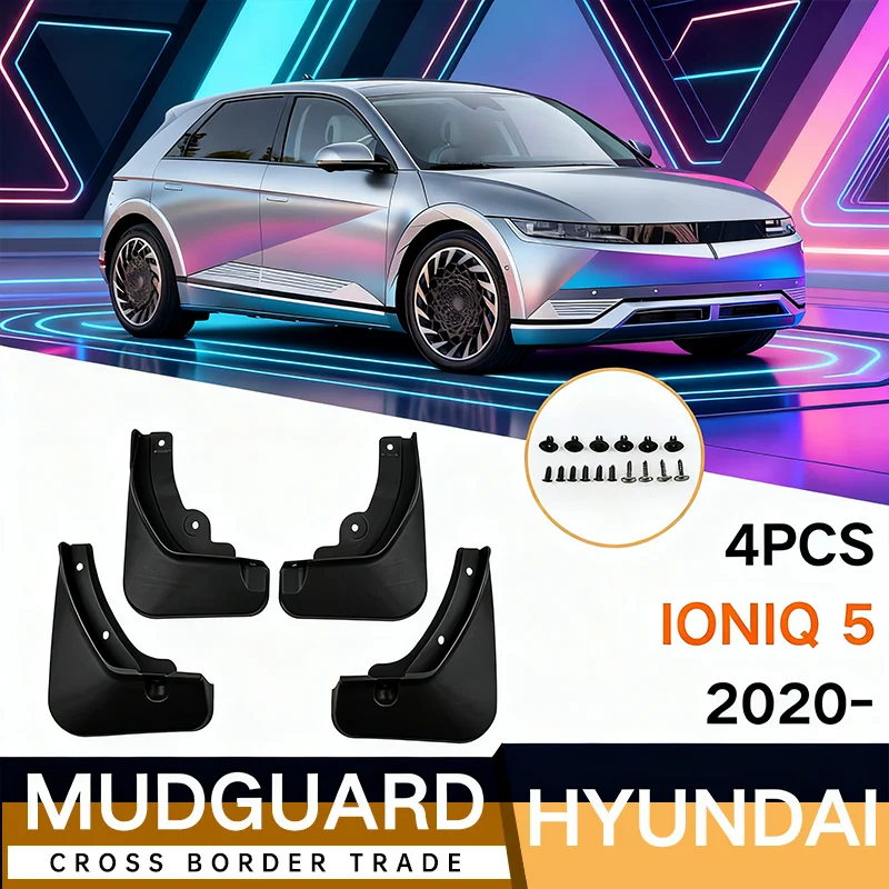 

Car accessories For Hyundai Ioniq 5 2020-2022 2021 car tire soft fender skin With Mounting Hardware fender flares