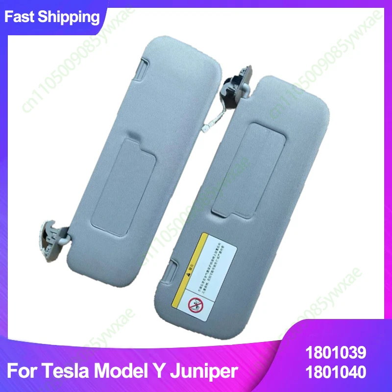 

For Tesla Model Y Juniper 2025 Visor Front Glass Light Shield Left Front 1801039 Right Front 1801040 Direct Replacement Part 1pc
