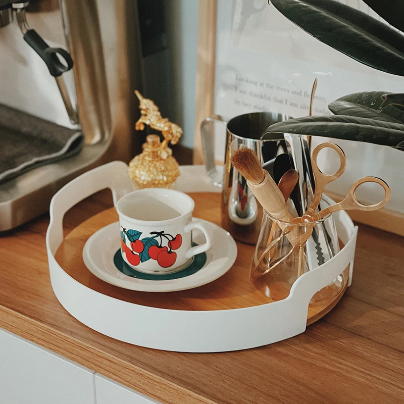 【Zhubai Home】Nordic Kitchen Serving Tray for Breakfast in Bed Decor Evening Cocktail