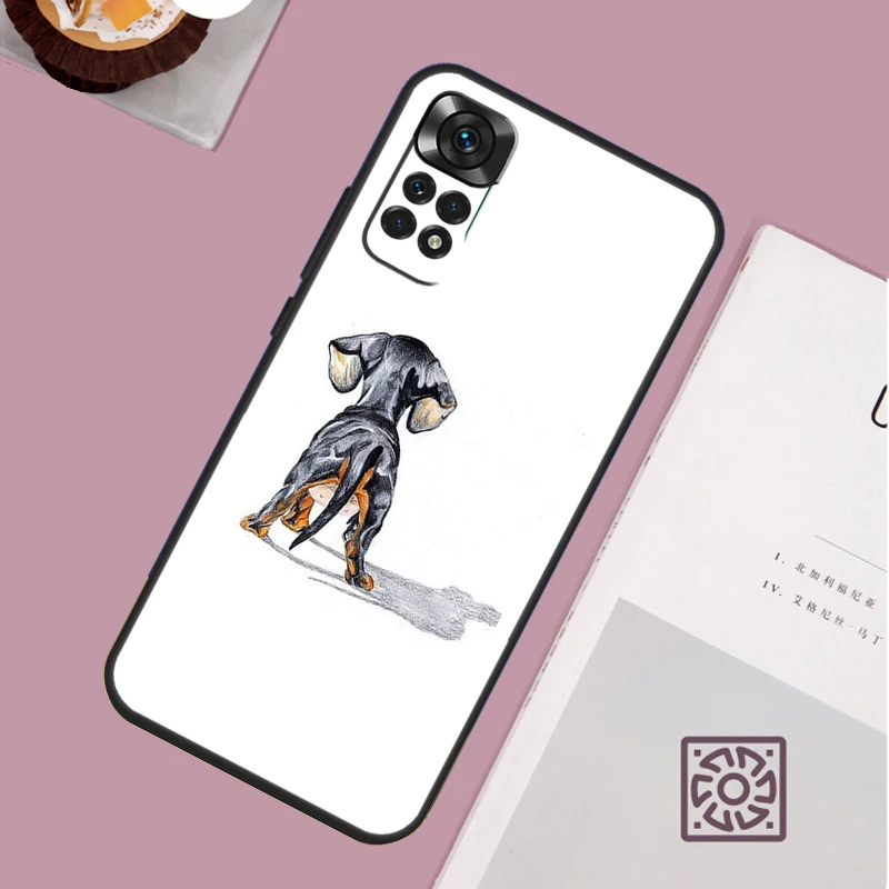 Dachshund Teckel Dackel Dog Phone Case For Xiaomi Redmi Note 13 12 12S 12C 13C 10 10C 9 9C 10S 11S 11 Pro Soft Cover