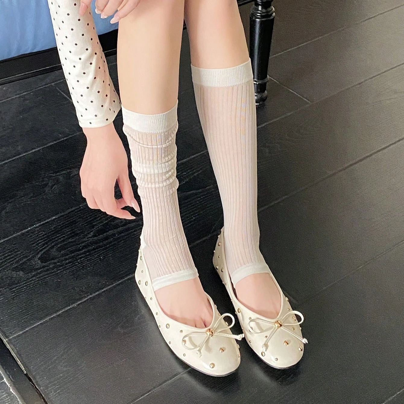 Women Leg Warmers New Fashion Spring Summer Thin Kneww High Socks For Women Simple Casual Girls Long Socks