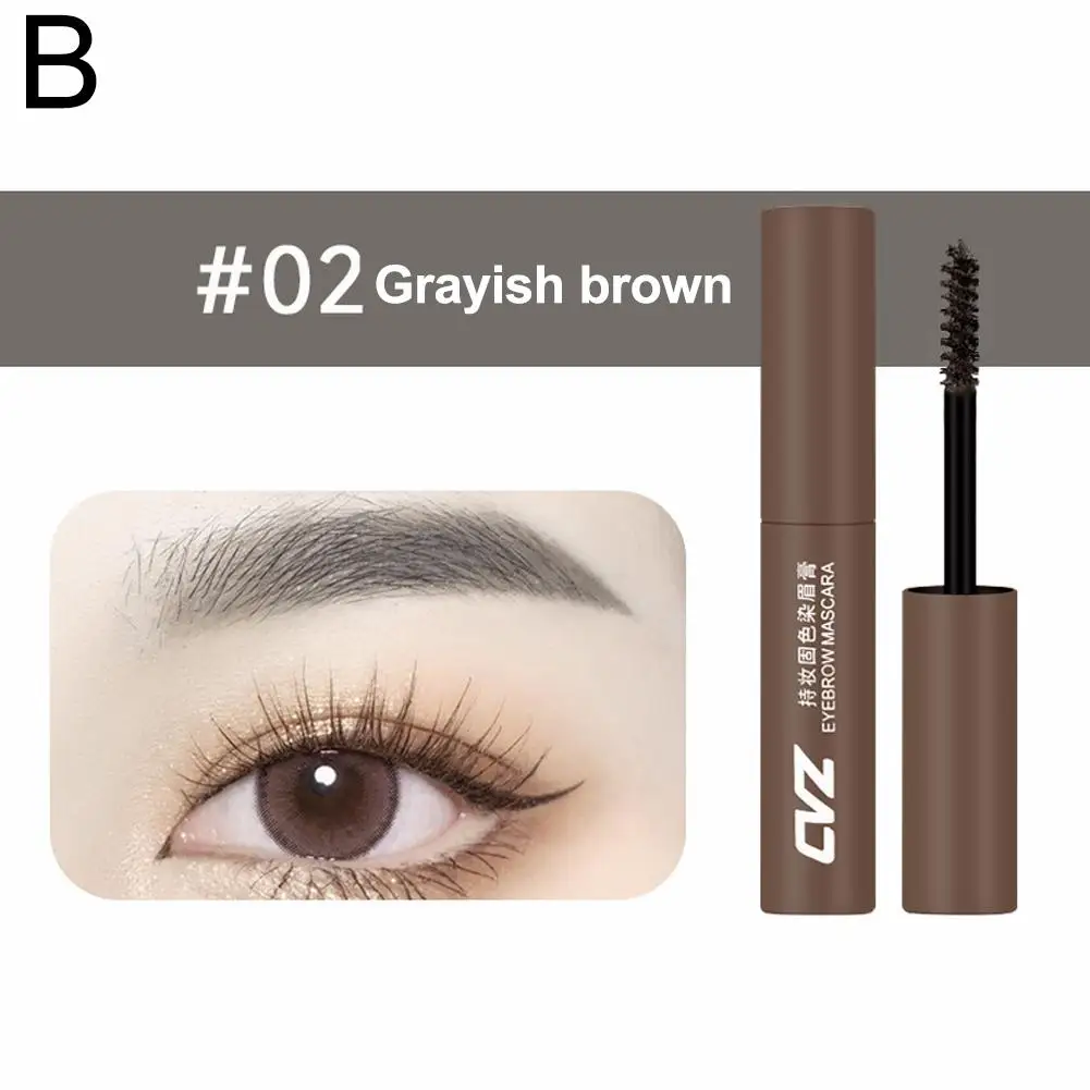 ยี่ห้อใหม่ครีมย้อมคิ้วกันน้ําแต่งหน้า Eye คิ้วสีดํามาสคาร่า Eyebrow Brow GEL ยาวนานความงามสีน้ําตาล B8J7