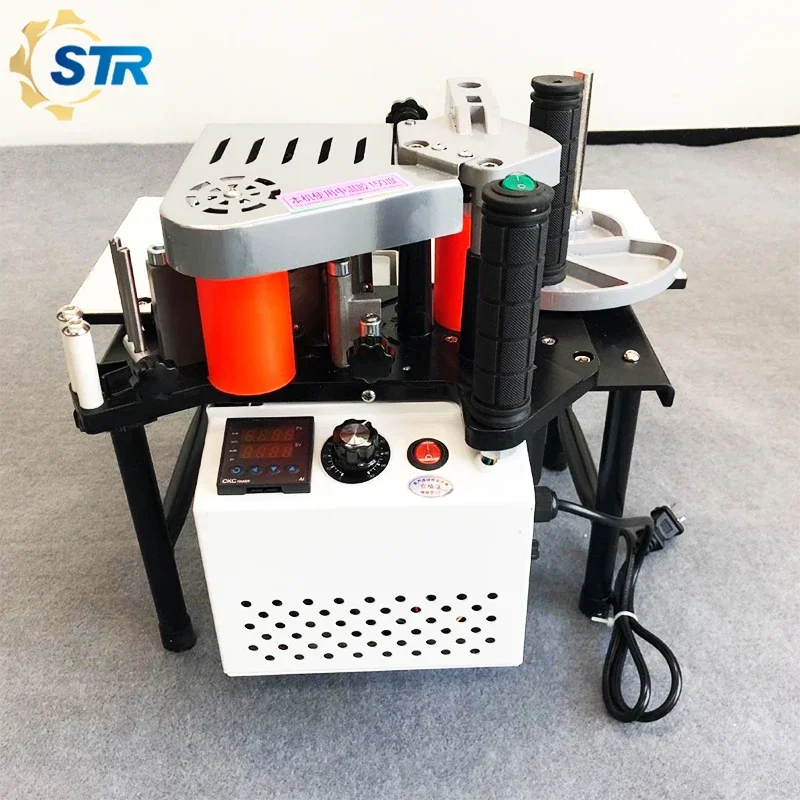 STR Wood Manual Edge Banding Machinery Double Side Gluing Portable Hand Edge Bander Woodworking Edge Banding Machine