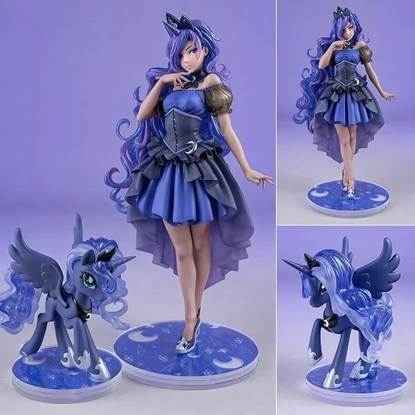 

My Little Pony Princess Luna Celestia Bishoujo Statue My Little Pony Bishoujo Series 1/7 Аниме ПВХ Экшн-модель Игрушки Подарок