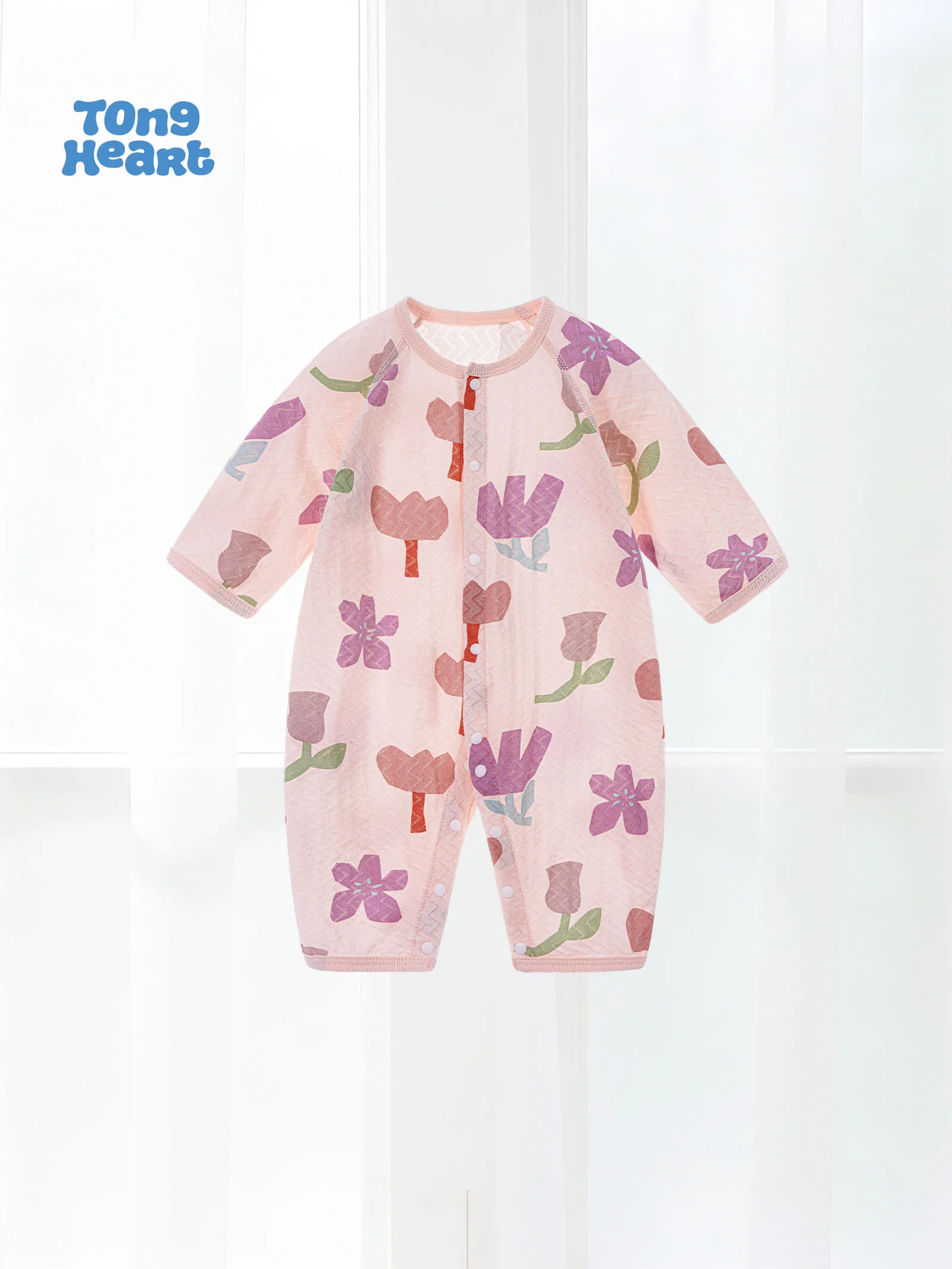 Baby one-piece summer breathable mesh lightweight long-sleeved baby dress for air conditioning, newborn baby jacket