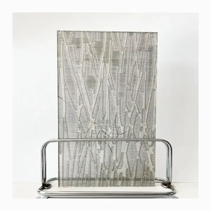 Interior Surface Material Using Metallic Woven Texture for Architectural and Design Driven Wall Applications