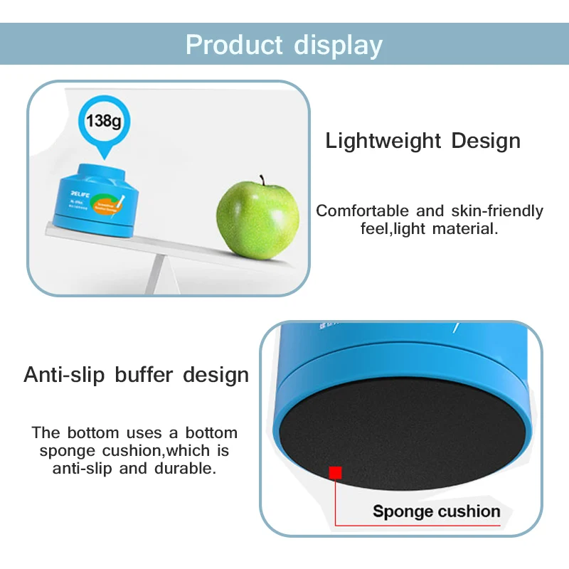 RELIFE RL-078A Multi-function 14-Holes Screwdriver Storage Bracket 360° Rotating Strong Magnetic Base Storage Box