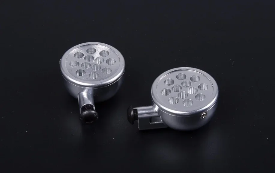 CNC المعادن LED مصباح الإسكان 2 قطعة ل 1/5 Hpi Rovan Km Baja 5b 5t 5sc Rc قطع غيار السيارات