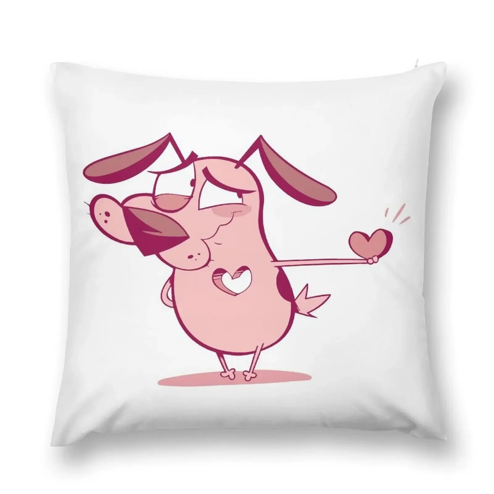 Courage, Cowardly Dog Dog Throw Pillow Pillow Case Elastic Cover For Sofa pillow