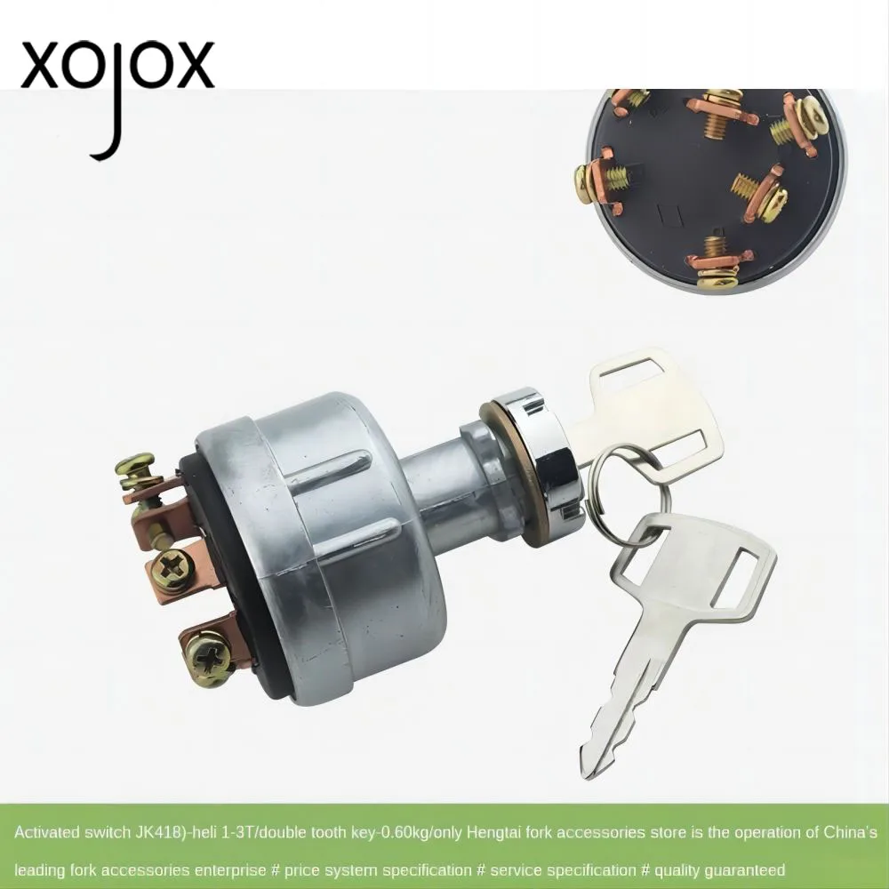 

XOJOX High quality Forklift accessories original factory Start switch Electric door lock preheat switch Ignition switch for J