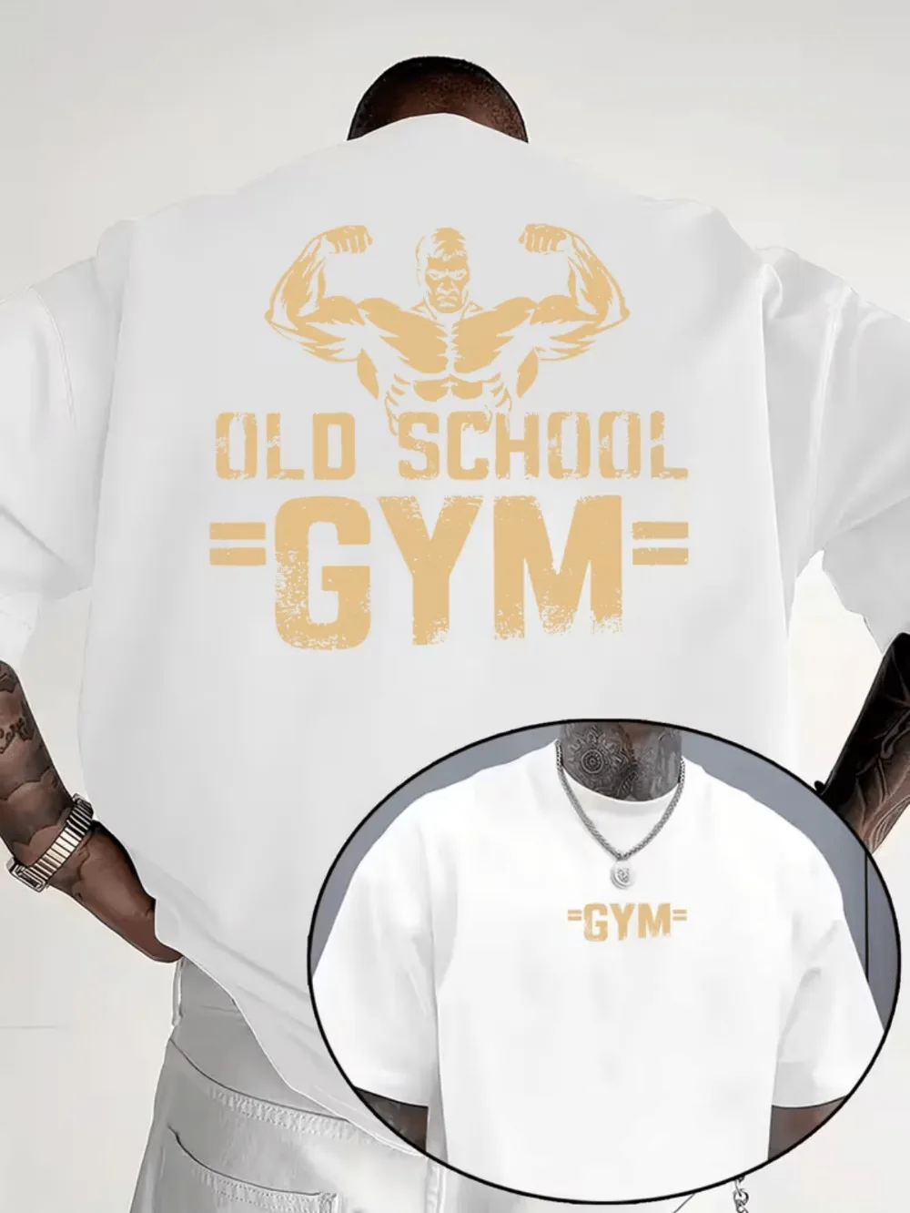 Retro Gym3D Print Sports Breatha Quick-dry Men's Plus-sizeT-shirt Outdoor Street Casual Fashion Harajuku Parent-child Clothing