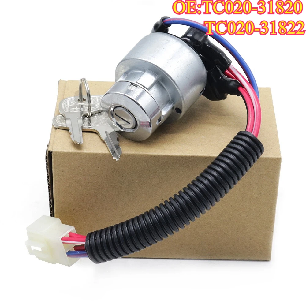 

High Quality New For TC020-31822 TC020-31820 Ignition Key Switch for Kubota Tractor L2501 L2600 L2800 L3400 MX4700 MX5000 MX5100
