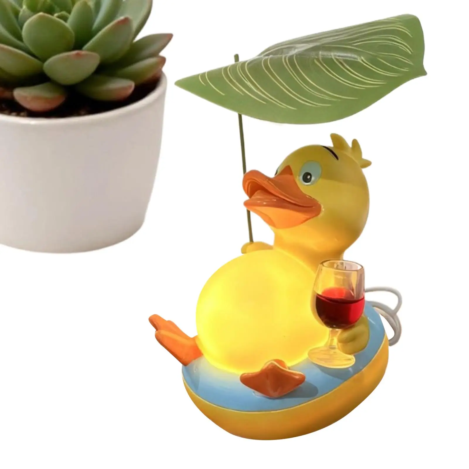 

Светильник в виде утки с регулируемой яркостью, милый мультяшный светодиодный светильник из смолы, прикроватный светильник в виде утки для детской комнаты, спальни, гостиной, учебного стола, домашнего общежития