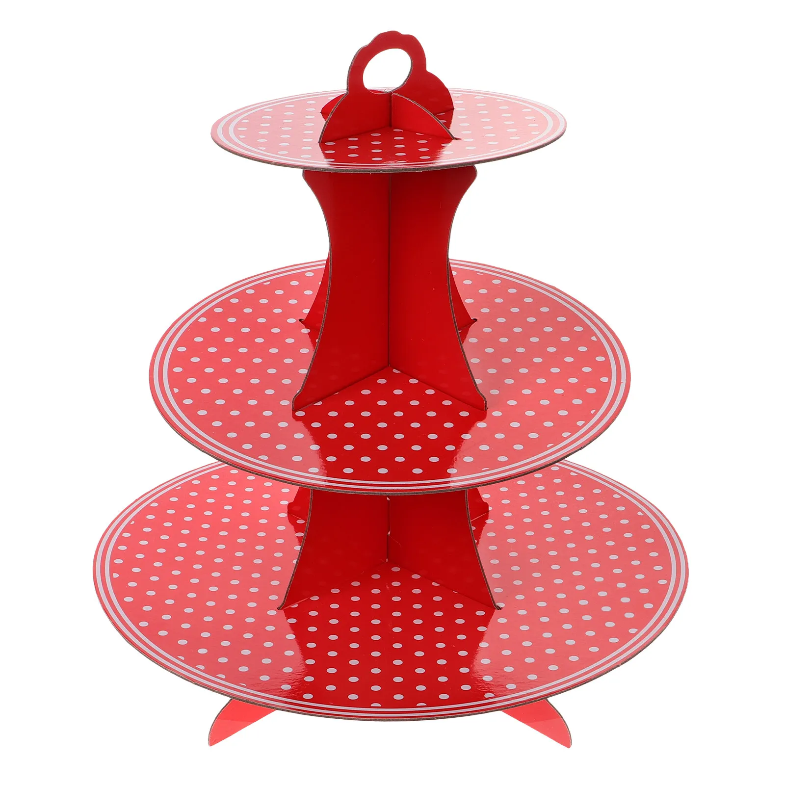 Cake Display Stand Paper 3-Tier Multi-Layer Cupcake Holder Stable Dessert Display for Party Cake Food Decoration Supplies