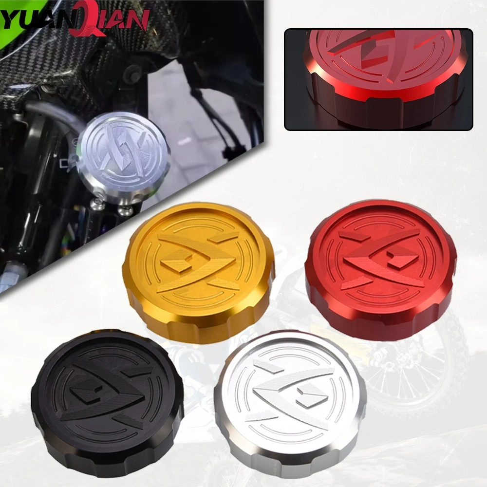 

2025 For KAWASAKI Z900RS ZH2 Zh2 SE 2019 - 2024 Motorcycle Accessories Front Brake Fluid Reservoir Cap Cylinder cover Cap Sock
